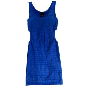 Blue Bebe Cutout Dress